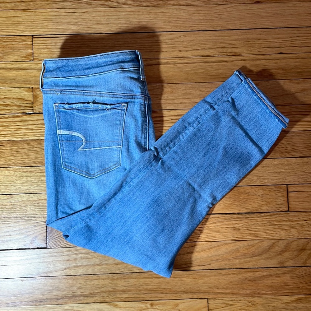 American eagle outfitters jeans jegging size 14 short